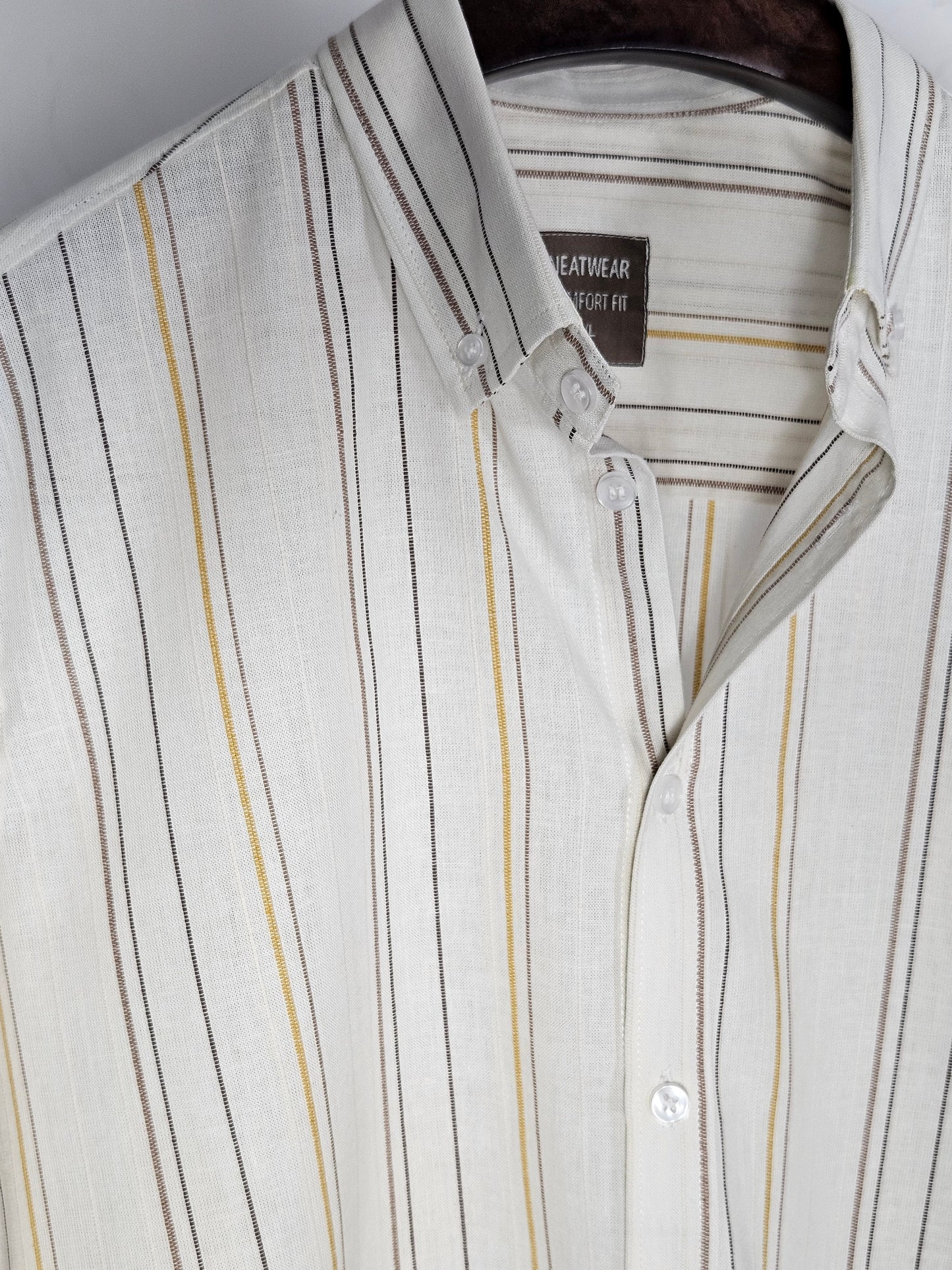 Sandstone striped shirt