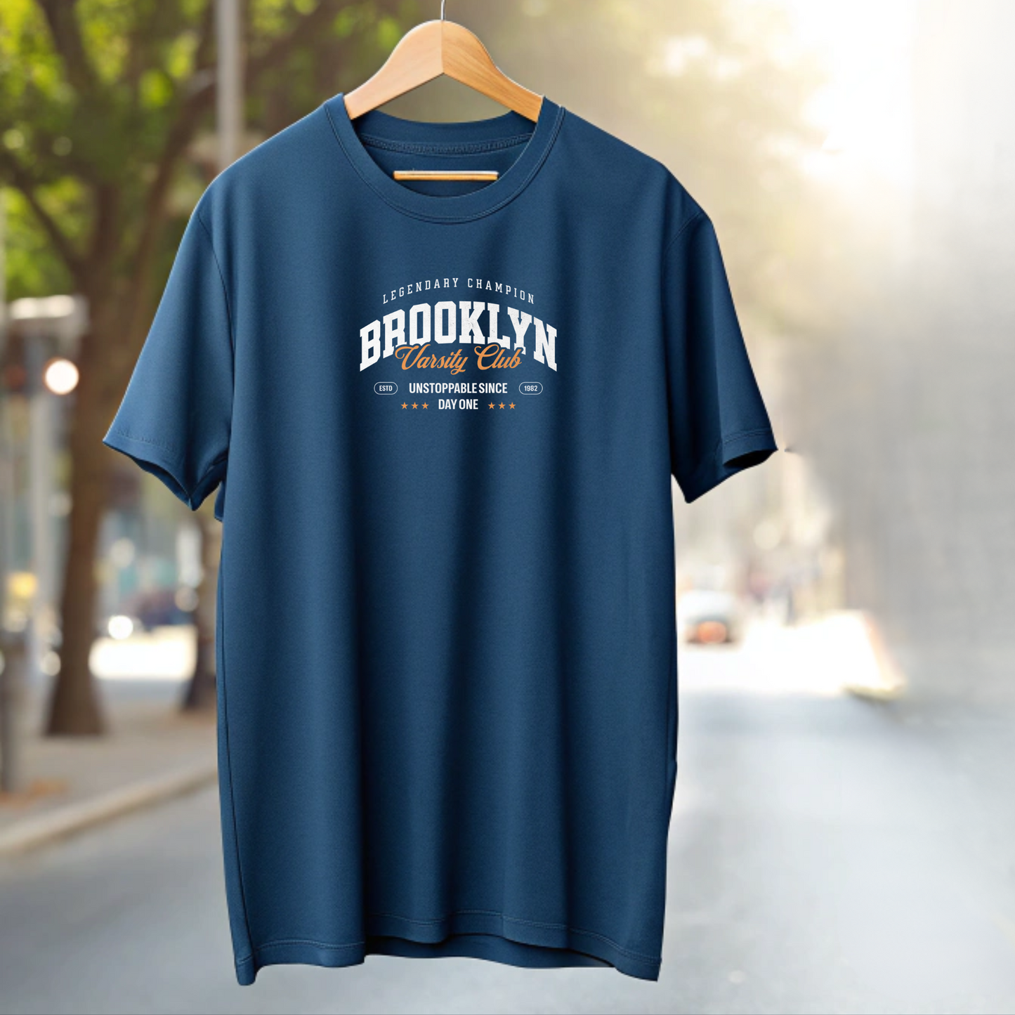 Brooklyn Varsity Drop Shoulder T-Shirt