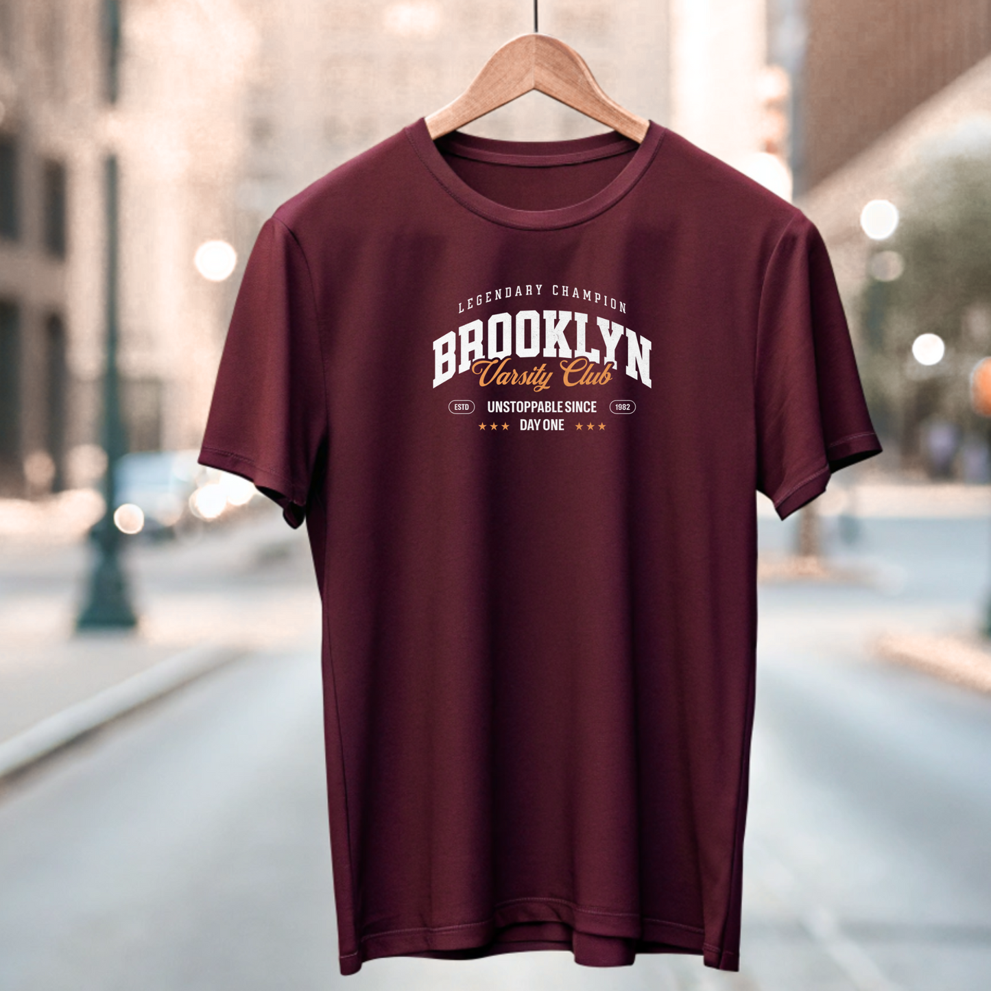 Brooklyn Varsity Drop Shoulder T-Shirt