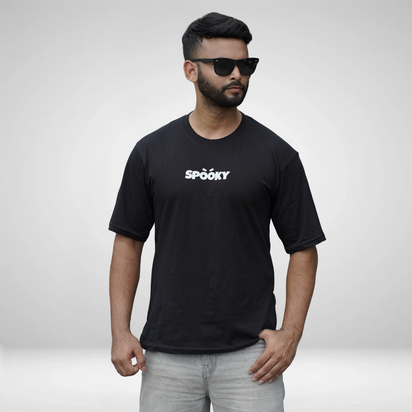 Spooky-Drop Shoulder T-Shirt