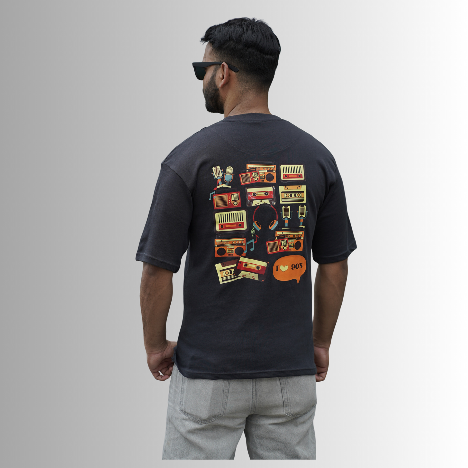 Dark Blue Oversized T-Shirts – Premium Cotton Streetwear