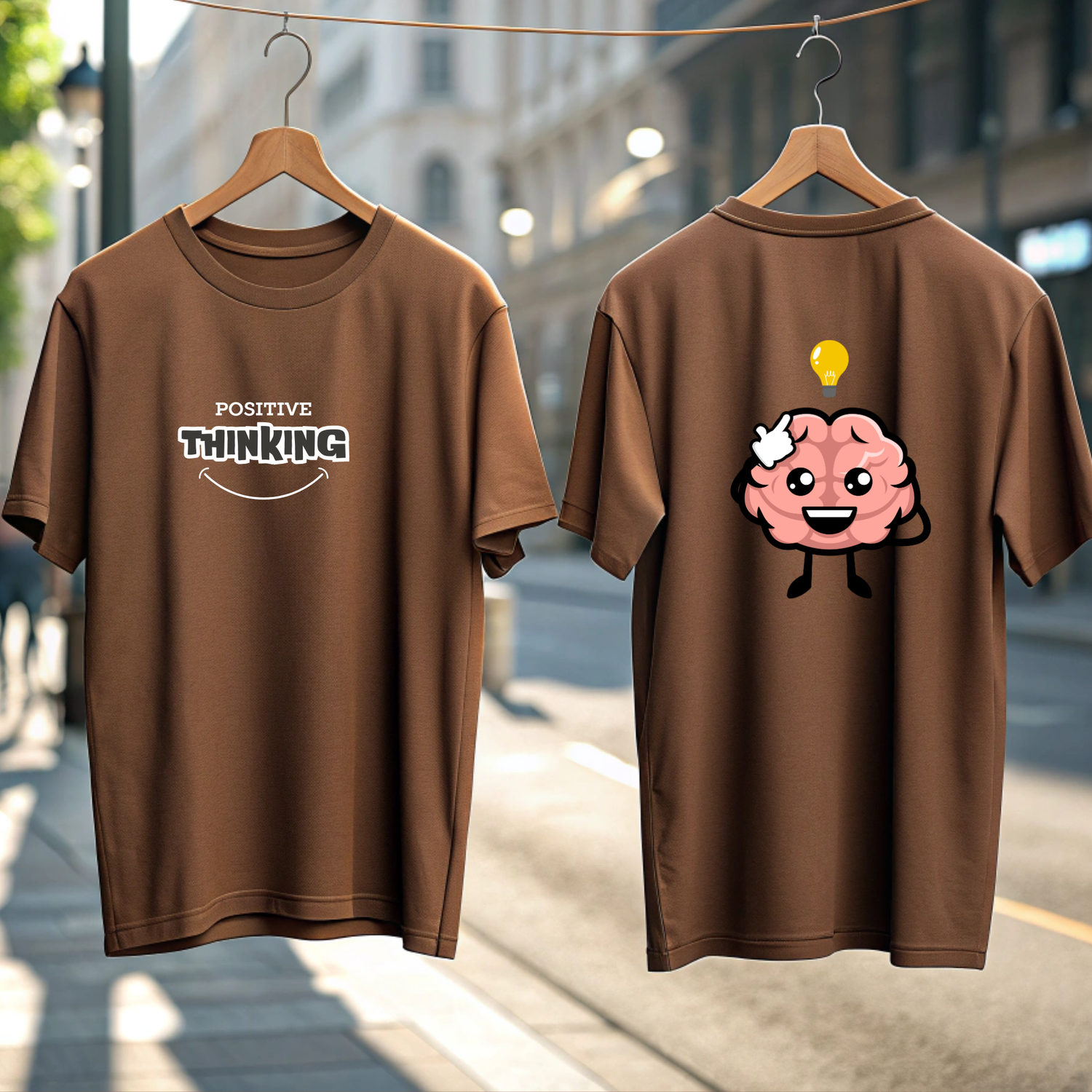 Brown Oversized T-Shirts – Premium Cotton