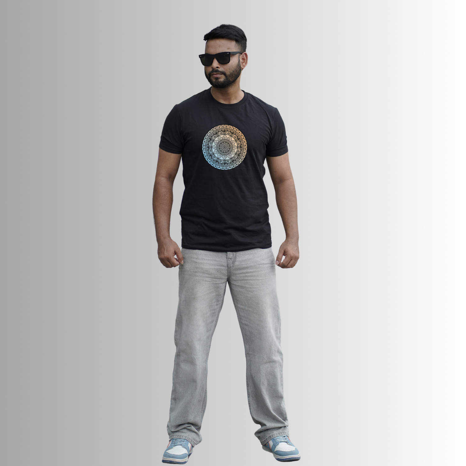 Mandala Regular Half sleeve  T Shirt