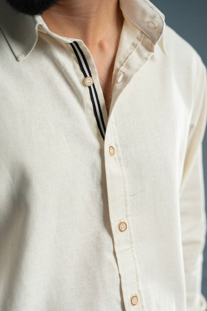 The Refined Off-White  Shirt
