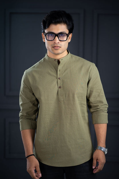 NEATWEAR | The Olive Drift Rimi Cotton Katua