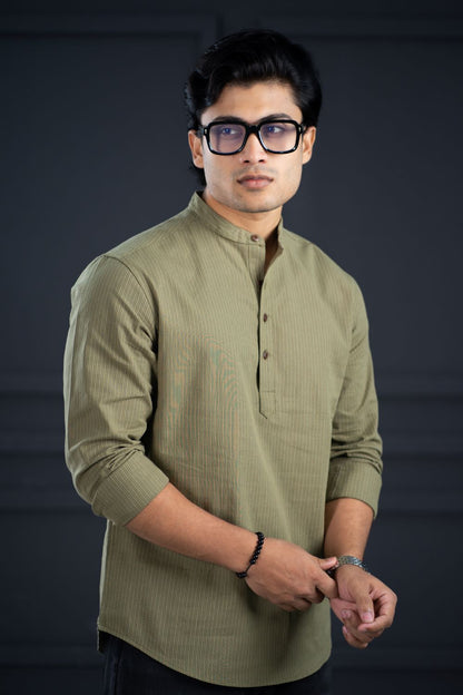 NEATWEAR | The Olive Drift Rimi Cotton Katua
