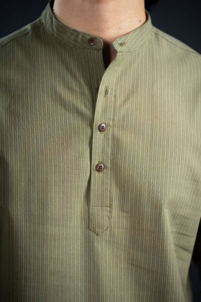 NEATWEAR | The Olive Drift Rimi Cotton Katua