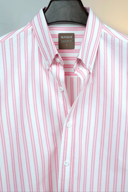 The Pink  Striped Shirt