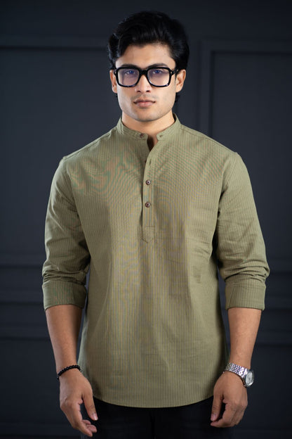 NEATWEAR | The Olive Drift Rimi Cotton Katua