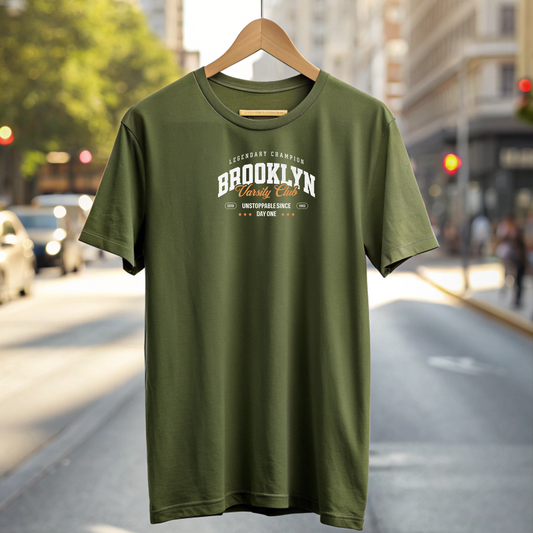 Brooklyn Varsity Drop Shoulder T-Shirt
