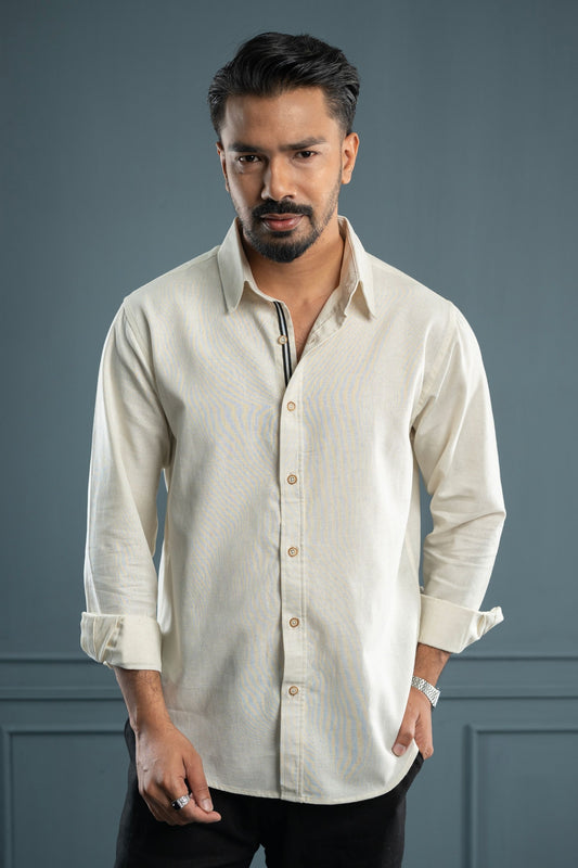 The Refined Off-White  Shirt