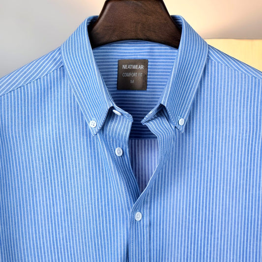 The Blue Pinstripe Shirt