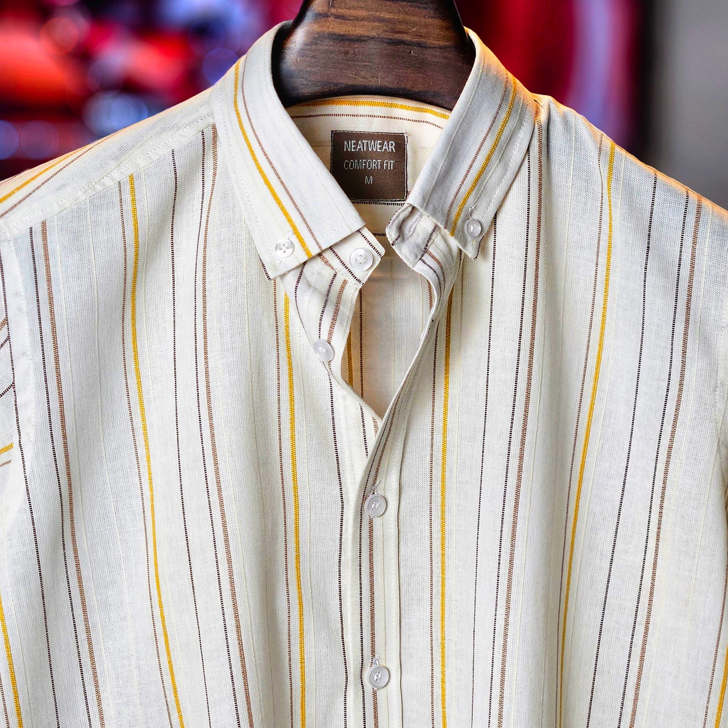 Sandstone striped shirt